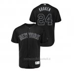 Maglia Baseball Uomo New Y Ork Yankees Gary Sanchez 2019 Players Weekend Autentico Nero