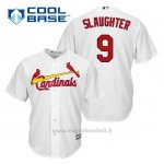 Maglia Baseball Uomo St. Louis Cardinals Enos Slaughter 9 Bianco 1ªCool Base