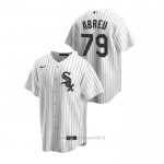 Maglia Baseball Uomo Chicago White Sox Jose Abreu Replica Primera Bianco
