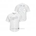 Maglia Baseball Uomo Kansas City Royals Tim Hill 2019 Players Weekend Tim Jim Replica Bianco