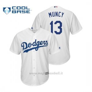Maglia Baseball Uomo Los Angeles Dodgers Max Muncy Cool Base Official 1ªBianco