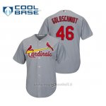 Maglia Baseball Uomo St. Louis Cardinals Paul Goldschmidt Cool Base Majestic Road Gris