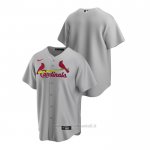 Maglia Baseball Uomo St. Louis Cardinals Replica Road Grigio