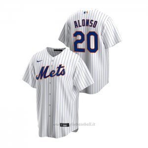 Maglia Baseball Uomo New York Mets Pete Alonso Replica Primera Bianco