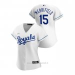 Maglia Baseball Donna Kansas City Royals Whit Merrifield 2020 Replica Primera Bianco