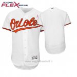 Maglia Baseball Uomo Baltimore Orioles Bianco 2018 Dia de la Madre Flex Base