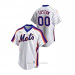 Maglia Baseball Uomo New York Mets Personalizzate Cooperstown Collection Primera Bianco