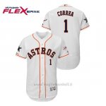 Maglia Baseball Uomo Houston Astros Carlos C Orrea 2019 All Star Flex Base Bianco