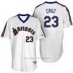 Maglia Baseball Uomo Seattle Mariners Nelson Cruz Turn Back The Clock Bianco