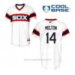 Maglia Baseball Uomo Chicago White Sox 14 Bill Melton Bianco Alterner Cool Base