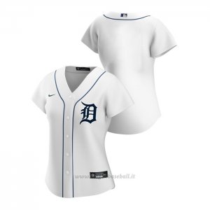 Maglia Baseball Donna Detroit Tigers Replica 2020 Primera Bianco