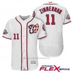 Maglia Baseball Uomo Washington Nationals Ryan Zimmerman Bianco 2018 All Star 1ªAlterner Flex Base