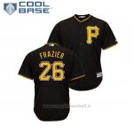 Maglia Baseball Uomo Pittsburgh Pirates Adam Frazier Cool Base Majestic Alterner Nero
