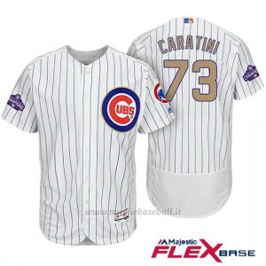 Maglia Baseball Uomo Chicago Cubs 73 Victor Caratini Bianco Or Program Flex Base