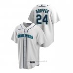 Maglia Baseball Uomo Seattle Mariners Ken Griffey Jr. Replica Primera Bianco