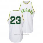 Maglia Baseball Uomo Oakland Athletics Matt Joyce Throwback 1968 Bianco