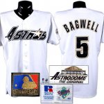 Maglia Baseball Uomo Houston Astros 5 Jeff Bagwell Bianco Turn Back The Clock 1994