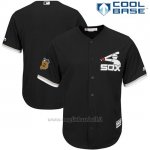 Maglia Baseball Uomo Chicago White Sox Nero 2017 Allenamento Primaverile Cool Base