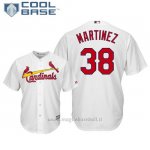 Maglia Baseball Uomo St. Louis Cardinals Jose Martinez Cool Base Majestic 1ªBianco