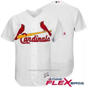 Maglia Baseball Uomo St. Louis Cardinals Bianco Autentico Collezione Flex Base