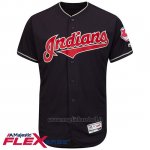 Maglia Baseball Uomo Cleveland Indians Blank Blu Flex Base Autentico Collezione