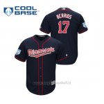 Maglia Baseball Uomo Minnesota Twins Jose Berrios 2019 Entrenamiento De Primavera Cool Base Blu