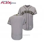 Maglia Baseball Uomo San Francisco Giants 2018 Dia de los Caidos Flex Base Grigio