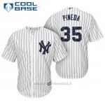 Maglia Baseball Uomo New York Yankees 2017 Estrellas y Rayas Michael Pineda Bianco Cool Base