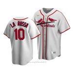 Maglia Baseball Uomo St. Louis Cardinals Tony La Russa Cooperstown Collection Primera Bianco