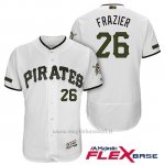 Maglia Baseball Uomo Pittsburgh Pirates Adam Frazier Bianco 2018 1ªAlterner Flex Base