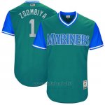 Maglia Baseball Uomo Seattle Mariners 2017 Little League World Series Jarrod Dyson Aqua