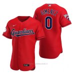Maglia Baseball Uomo Cleveland Guardians Andres Gimenez Autentico Alternato Rosso