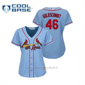 Maglia Baseball Donna St. Louis Cardinals Paul Goldschmidt 2019 Cool Base Majestic Alternato Horizon Blue