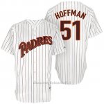 Maglia Baseball Uomo San Diego Padres San Diego 51 Trevor Hoffman Bianco Turn Back The Clock Giocatore