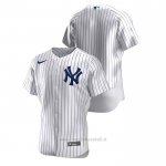 Maglia Baseball Uomo New York Yankees Autentico Bianco