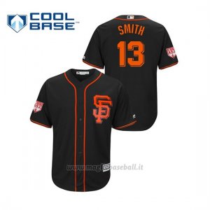 Maglia Baseball Uomo San Francisco Giants Will Smith 2019 Entrenamiento De Primavera Cool Base Nero