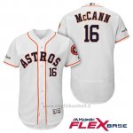 Maglia Baseball Uomo Houston Astros 2017 Postseason Brian Mccann Bianco Flex Base
