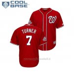 Maglia Baseball Uomo Washington Nationals Trea Turner 2018 All Star Game Cool Base Scarlet