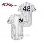 Maglia Baseball Uomo New York Yankees 2019 Jackie Robinson Day Flex Base Bianco