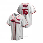 Maglia Baseball Uomo St. Louis Cardinals Kolten Wong Cooperstown Collection Primera Bianco