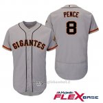 Maglia Baseball Uomo San Francisco Giants Hunter Pence Grigio Hispanic Heritage Flex Base