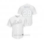 Maglia Baseball Uomo New Y Ork Mets J.d. Davis 2019 Players Weekend Replica Bianco