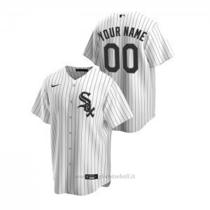 Maglia Baseball Uomo Chicago White Sox Personalizzate Replica Primera Bianco