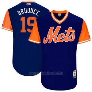 Maglia Baseball Uomo New York Mets 2017 Little League World Series Jay Bruce Royal