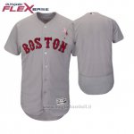 Maglia Baseball Uomo Boston Red Sox Grigio 2018 Dia de la Madre Flex Base