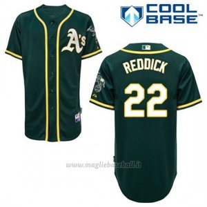 Maglia Baseball Uomo Oakland Athletics Josh Rossodick 22 Verde Alterner Cool Base