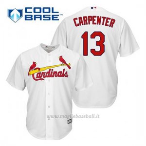 Maglia Baseball Uomo St. Louis Cardinals Matt Carpenter 13 Bianco 1ªCool Base