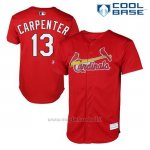 Maglia Baseball Uomo St. Louis Cardinals Matt Carpenter 13 Rosso Cool Base