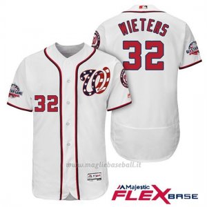 Maglia Baseball Uomo Washington Nationals Matt Wieters Bianco 2018 All Star 1ªAlterner Flex Base