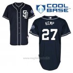 Maglia Baseball Uomo San Diego Padres Matt Kemp 27 Blu Blu Alterner Cool Base